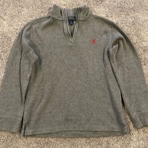 Polo quarter zip boys size LG